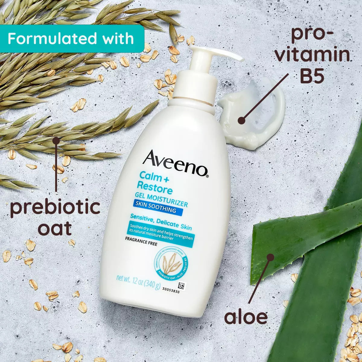 Aveeno Aveeno Calm + Restore Gel Moisturizer Body Lotion shop at Exprimi Beauty Kenya. Home of Skin care, Body care, Make-up, Fragrance & Beauty.