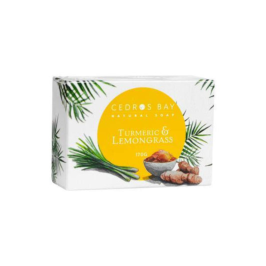 Cedros Bay Cedros Bay Soap – Turmeric & Lemongrass Bar Soap Cedros-Bay-NS-Tumeric-Lemongrass-Front-600x600 shop at Exprimi Beauty Kenya. Home of Skin care, Body care, Make-up, Fragrance & Beauty.