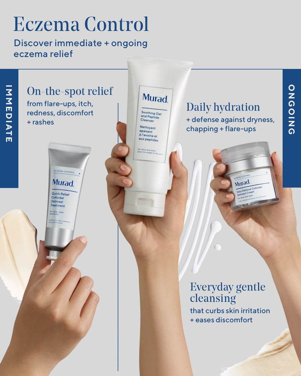 Murad Eczema Cleanser | Soothing Oat and Peptide Cleanser Cleanser Eczema-Cleanser-Soothing-Oat-and-Peptide-Cleanser-EXprimi-Skincare-Kenya-3659 shop at Exprimi Beauty Kenya. Home of Skin care, Body care, Make-up, Fragrance & Beauty.