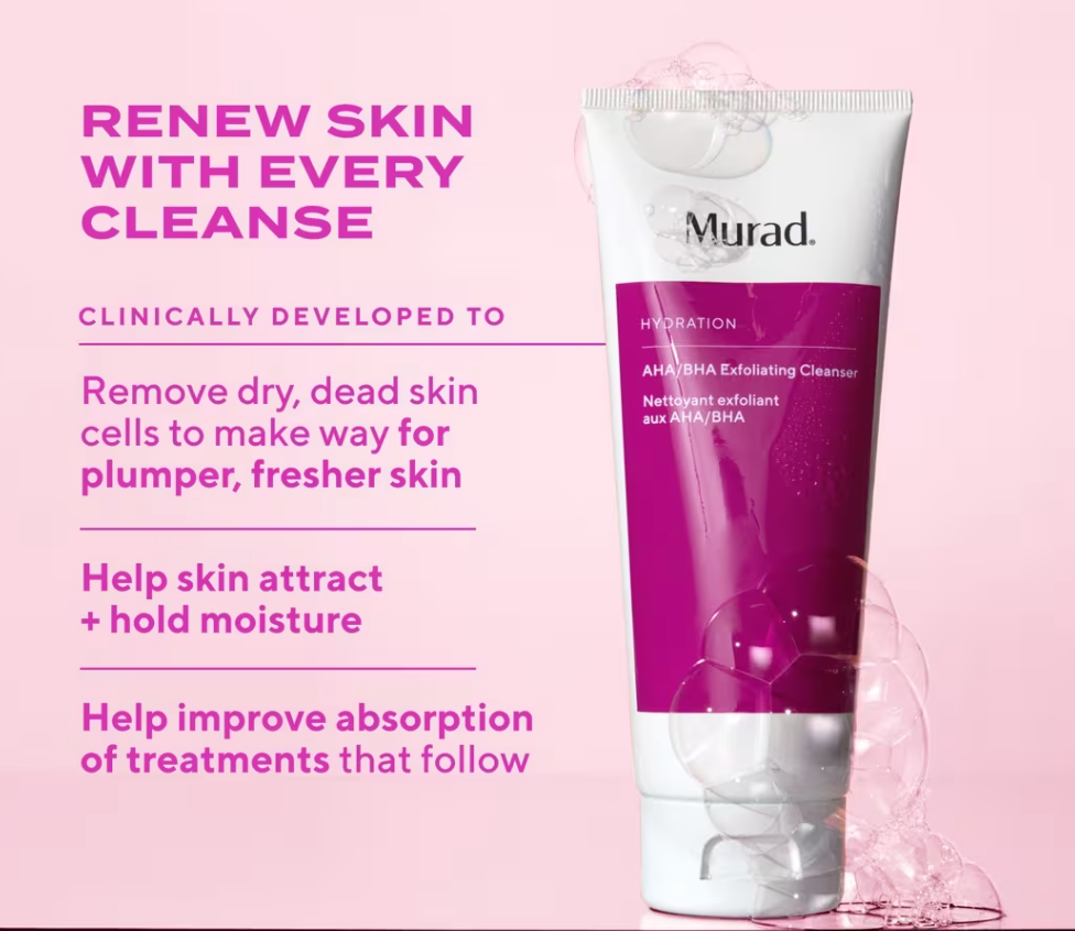 Murad AHA/BHA Exfoliating Cleanser Facial Cleanser shop at Exprimi Beauty Kenya. Home of Skin care, Body care, Make-up, Fragrance & Beauty.