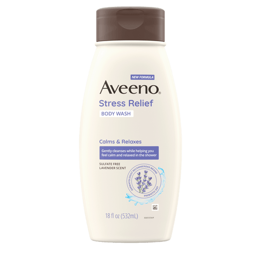 Aveeno Stress Relief Oat Body Wash, Lavender Scent 532 Body wash Shop_Aveeno_Stress_Relief_Body_Wash_Lavender_Scent_and_more_at_EXprimi_Beauty_Kenya._Unwind_and_relax_while_cleansing_with_Aveeno_Stress_Relief_Body_Wash_enriched_with_prebiotic_oat_and_a_calming_lavender_fragrance. 532 shop at Exprimi Beauty Kenya. Home of Skin care, Body care, Make-up, Fragrance & Beauty.