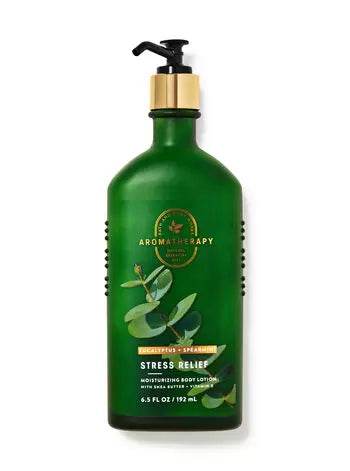 Bath & Body Works Stress Relief Eucalyptus Spearmint Moisturizing Body Lotion - Aromatherapy Body Lotion Stress-Relief-Eucalyptus-Spearmint-Moisturizing-Body-Lotion-Aromatherapy-EXprimi-Skincare-Kenya-702 shop at Exprimi Beauty Kenya. Home of Skin care, Body care, Make-up, Fragrance & Beauty.