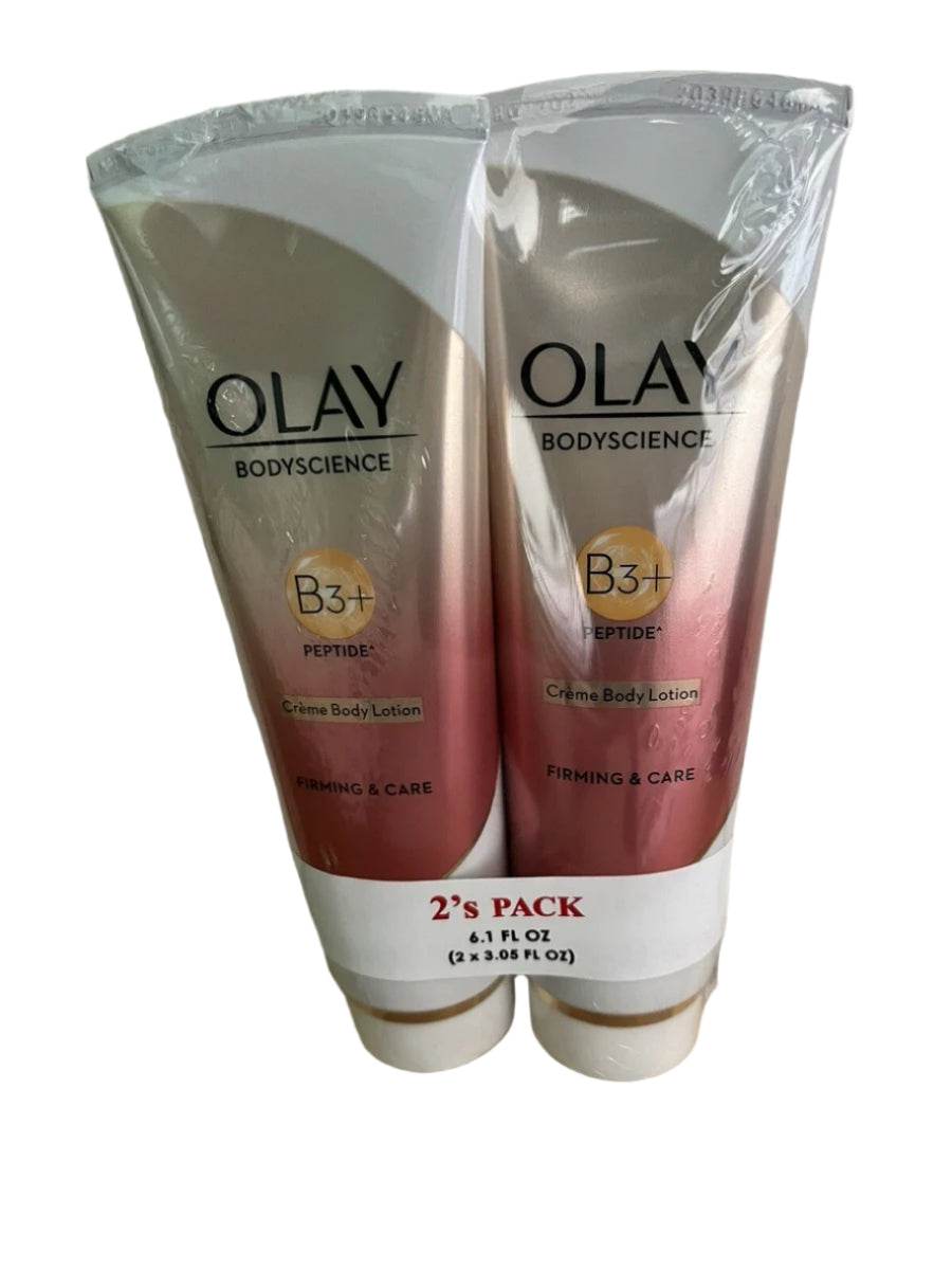 Olay Bodyscience B3+ Peptide Creme Body Lotion for Firming and Care | (2 Pack)