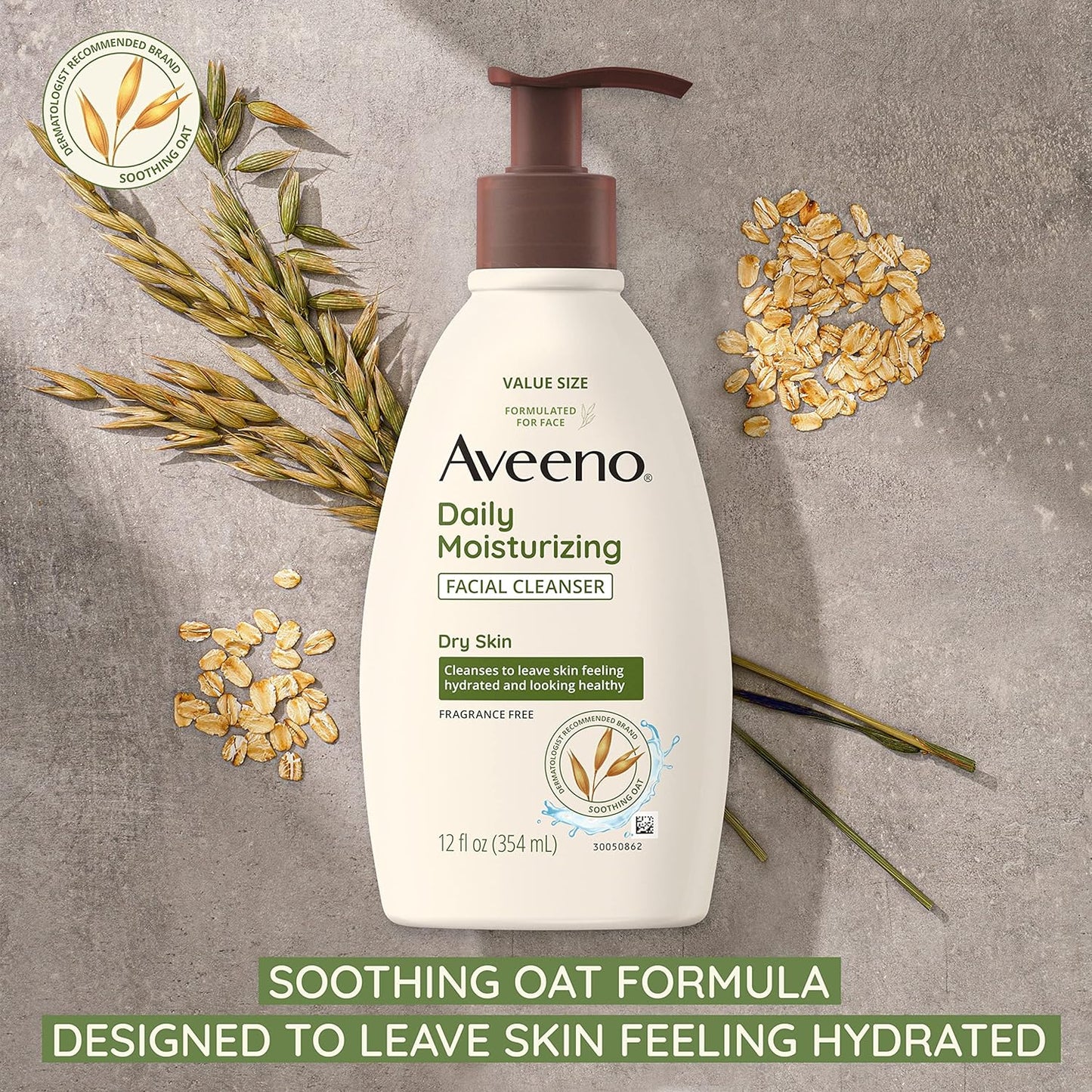 Aveeno - Daily Moisturizing Face Cleanser with Soothing Oat - Aveeno Daily Moisturizing Face Cleanser with Soothing Oat EXprimi Skincare Kenya - EXprimi Skincare Kenya - #product_page_title#