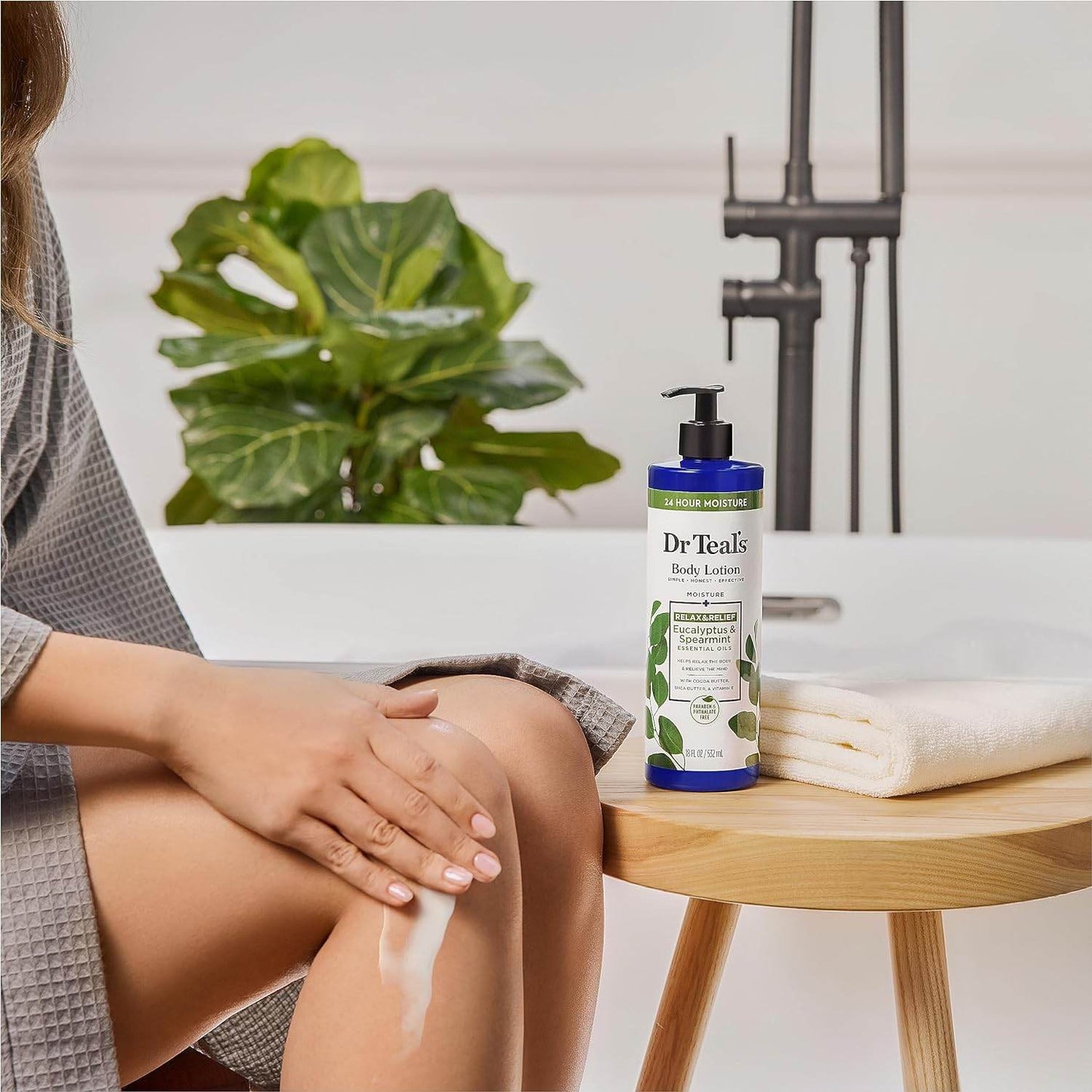 Dr. Teal's Body Lotion, Eucalyptus & Spearmint & Essential Oils Beauty Body-Lotion-Eucalyptus-Spearmint-Essential-Oils-18-fl-oz-EXprimi-Skincare-Kenya-2208 shop at Exprimi Beauty Kenya. Home of Skin care, Body care, Make-up, Fragrance & Beauty.