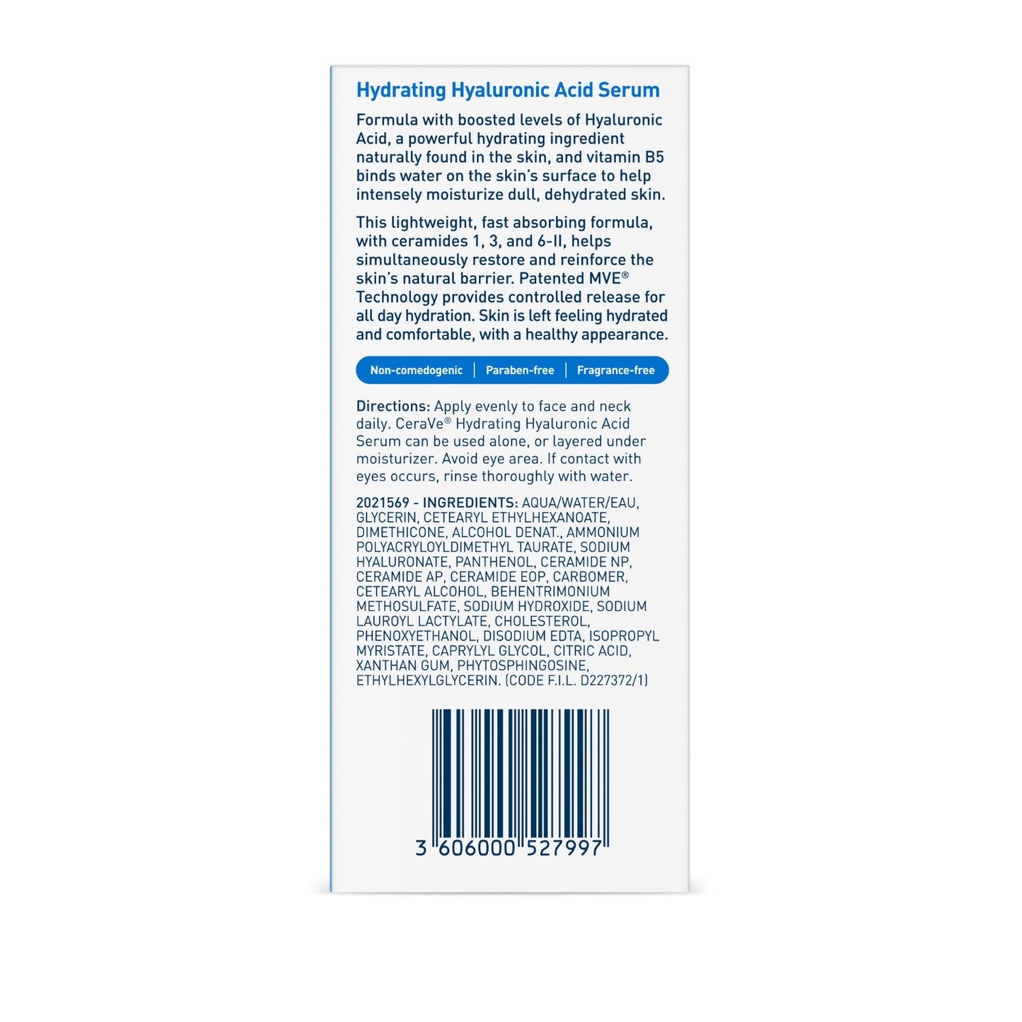 CeraVe - Hyaluronic Acid face Serum with Vitamin B5 and Ceramides - CeraVe Hyaluronic Acid face Serum with Vitamin B5 and Ceramides EXprimi Skincare Kenya - EXprimi Skincare Kenya - #product_page_title#