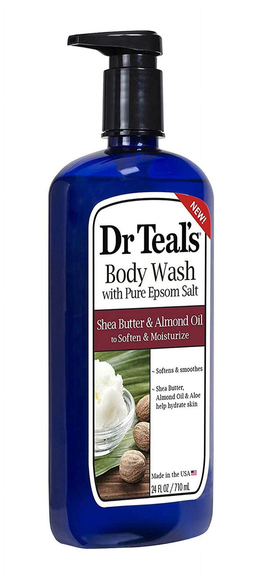 Dr. Teal's Epsom Salt Bath and Shower Body Wash with Pump - Shea Butter and Almond Oil Epsom Salt Bath and Shower Body Wash Epsom-Salt-Bath-and-Shower-Body-Wash-with-Pump-Shea-Butter-and-Almond-Oil-24-Oz-EXprimi-Skincare-Kenya-3153 shop at Exprimi Beauty Kenya. Home of Skin care, Body care, Make-up, Fragrance & Beauty.