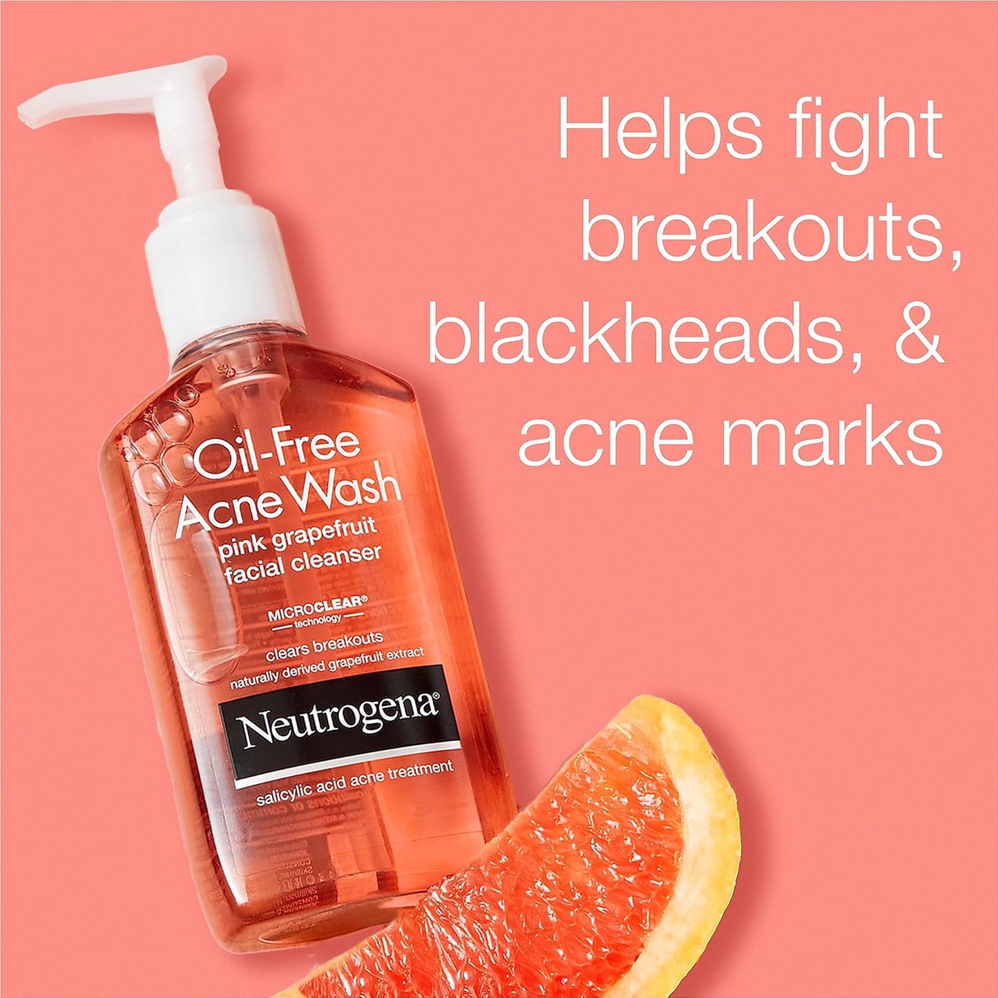 Neutrogena - Oil-Free Pink Grapefruit Pore Cleansing Acne Wash - Neutrogena Oil-Free Pink Grapefruit Pore Cleansing Acne Wash EXprimi Skincare Kenya - EXprimi Skincare Kenya - #product_page_title#