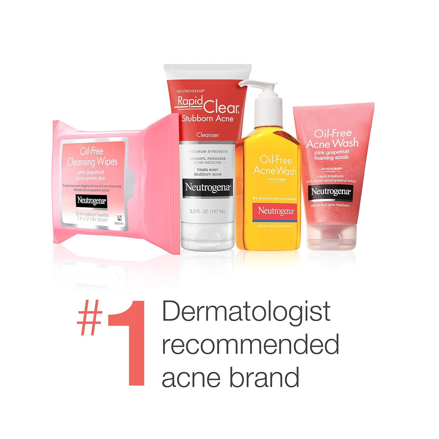 Neutrogena - Oil-Free Pink Grapefruit Pore Cleansing Acne Wash - Neutrogena Oil-Free Pink Grapefruit Pore Cleansing Acne Wash EXprimi Skincare Kenya - EXprimi Skincare Kenya - #product_page_title#