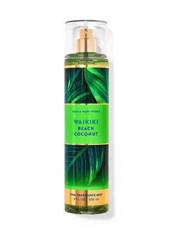 Bath & Body Works Waikiki Beach Coconut Fine Fragrance Mist Body Sprays & Mists Waikiki-Beach-Coconut-Fine-Fragrance-Mist-EXprimi-Skincare-Kenya-916 shop at Exprimi Beauty Kenya. Home of Skin care, Body care, Make-up, Fragrance & Beauty.