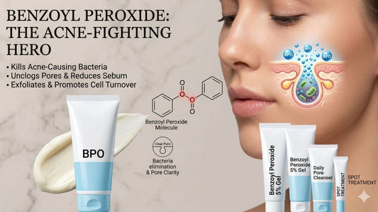 Benzoyl peroxide in skincare