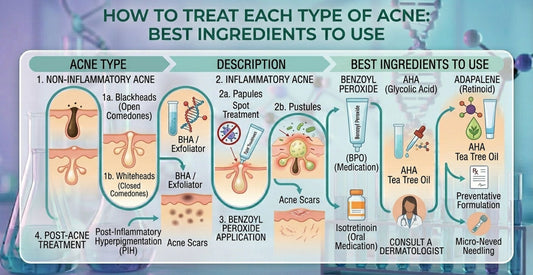 How to Treat Each Type of Acne and the Best Ingredients to Use