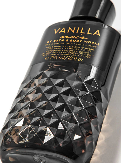 Bath & Body Works Bath & Body Works Men's Collection Vanilla Noir 3-In-1 Hair, Face & Body Wash 028004107_alt_1 shop at Exprimi Beauty Kenya. Home of Skin care, Body care, Make-up, Fragrance & Beauty.
