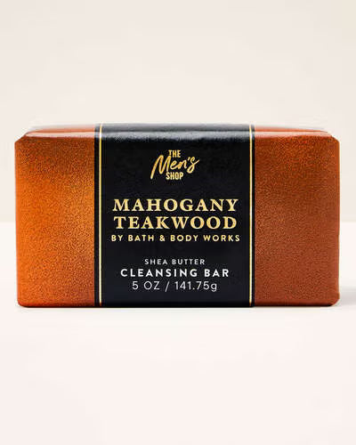 Bath & Body Works Mahogany Teakwood Shea Butter Cleansing Bar Bar Soap 028015093 shop at Exprimi Beauty Kenya. Home of Skin care, Body care, Make-up, Fragrance & Beauty.