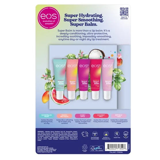 eos eos Super Balm 24 Hour Moisture, 5 Tubes Lip Balm & Treatments 1798586-847__2 shop at Exprimi Beauty Kenya. Home of Skin care, Body care, Make-up, Fragrance & Beauty.