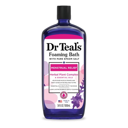 Dr.Teal's Foaming Bath Menstrual Relief with Herbal Plant Complex & Essential Oils a 1_5d977a1c-bdb1-4bcc-81d0-56b90adbd61c shop at Exprimi Beauty Kenya. Home of Skin care, Body care, Make-up, Fragrance & Beauty.