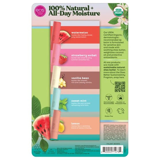 eos eos Natural USDA Organic Lip Balm, 9 Sticks Lip Balm & Treatments 4000256329-847__2 shop at Exprimi Beauty Kenya. Home of Skin care, Body care, Make-up, Fragrance & Beauty.