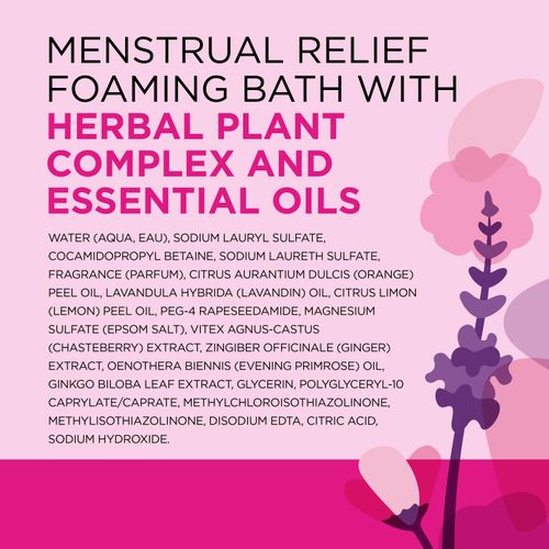 Dr.Teal's Foaming Bath Menstrual Relief with Herbal Plant Complex & Essential Oils a 6 shop at Exprimi Beauty Kenya. Home of Skin care, Body care, Make-up, Fragrance & Beauty.