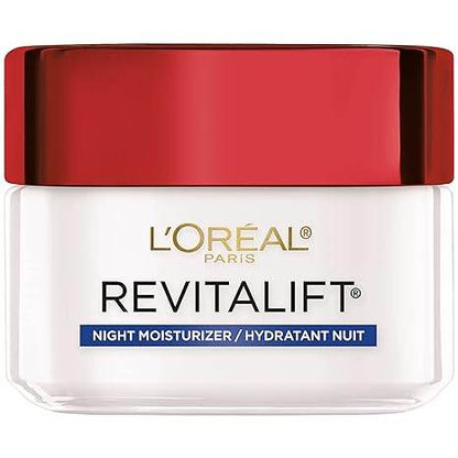 L'Oréal Paris Revitalift Anti-Wrinkle and Firming Face Night Moisturizer, Pro Retinol +Centella Asiatica 48g 48 Night Moisurizer shop at Exprimi Beauty Kenya. Home of Skin care, Body care, Make-up, Fragrance & Beauty.