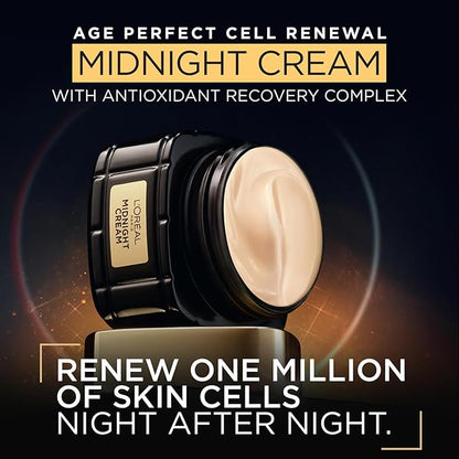 L'Oréal Paris L'Oréal Paris Night Cream for Skin Repair, Age Perfect Cell Renew Midnight Cream, Antioxidant Recovery Complex Anti-Aging Moisturizer 71HnLpHF5aL._AC_SX679 shop at Exprimi Beauty Kenya. Home of Skin care, Body care, Make-up, Fragrance & Beauty.