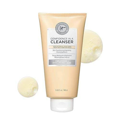 IT Cosmetic Confidence in a Cleanser - Hydrating Face Wash With Hyaluronic Acid & Ceramides - All Skin Types 50ML 50 Face Cleanser shop at Exprimi Beauty Kenya. Home of Skin care, Body care, Make-up, Fragrance & Beauty.
