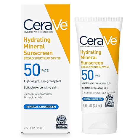 CeraVe Hydrating Mineral Sunscreen SPF 50 Face Lotion sunscreen 71QouitPbdL._SX466 shop at Exprimi Beauty Kenya. Home of Skin care, Body care, Make-up, Fragrance & Beauty.