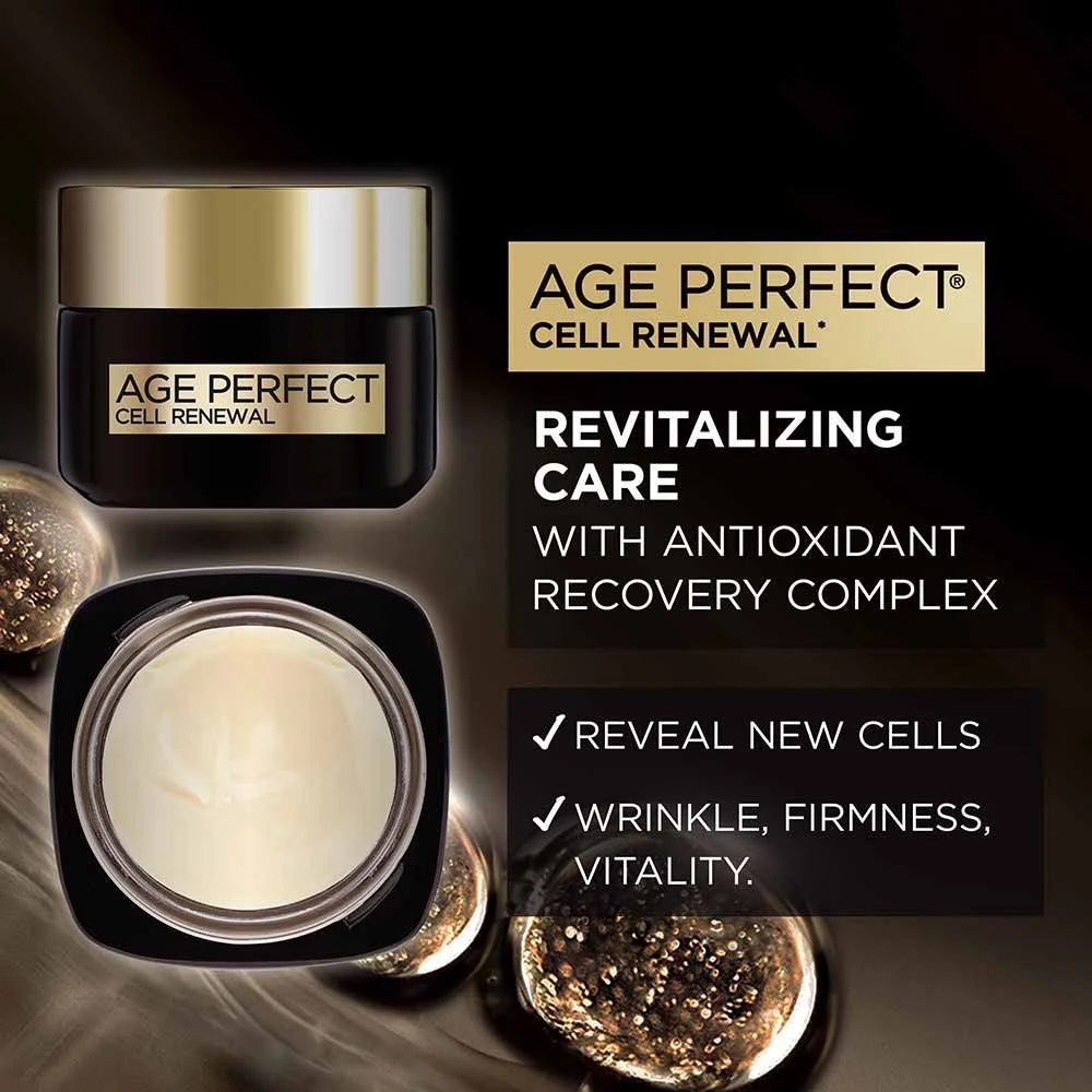 L'Oréal Paris L'Oréal Paris® Age Perfect Cell Renewal Revitalizing Day Cream Moisturiser AgePerfectCellRenewal_5 shop at Exprimi Beauty Kenya. Home of Skin care, Body care, Make-up, Fragrance & Beauty.