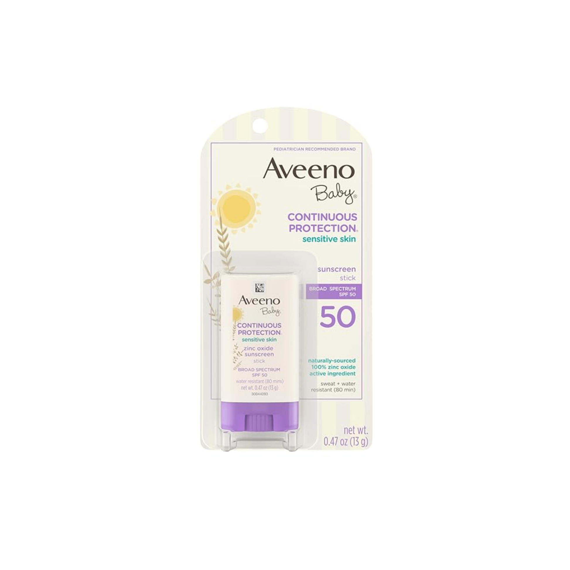 Aveeno Baby Aveeno Baby Continuous Protection Mineral Sunscreen Stick for Sensitive Skin with Broad Spectrum SPF 50 Sun Protection Aveeno_Baby_Continuous_Protection_Mineral_Sunscreen_Stick_for_Sensitive_Skin_with_Broad_Spectrum_SPF_50_Protection_for_Face_Body_Naturally_Sourced_100_Zinc_Oxide_Travel_Size_0.47_oz_E_0eec46fd-134e-4f7a-a791-bd39dfb4b97f shop at Exprimi Beauty Kenya. Home of Skin care, Body care, Make-up, Fragrance & Beauty.