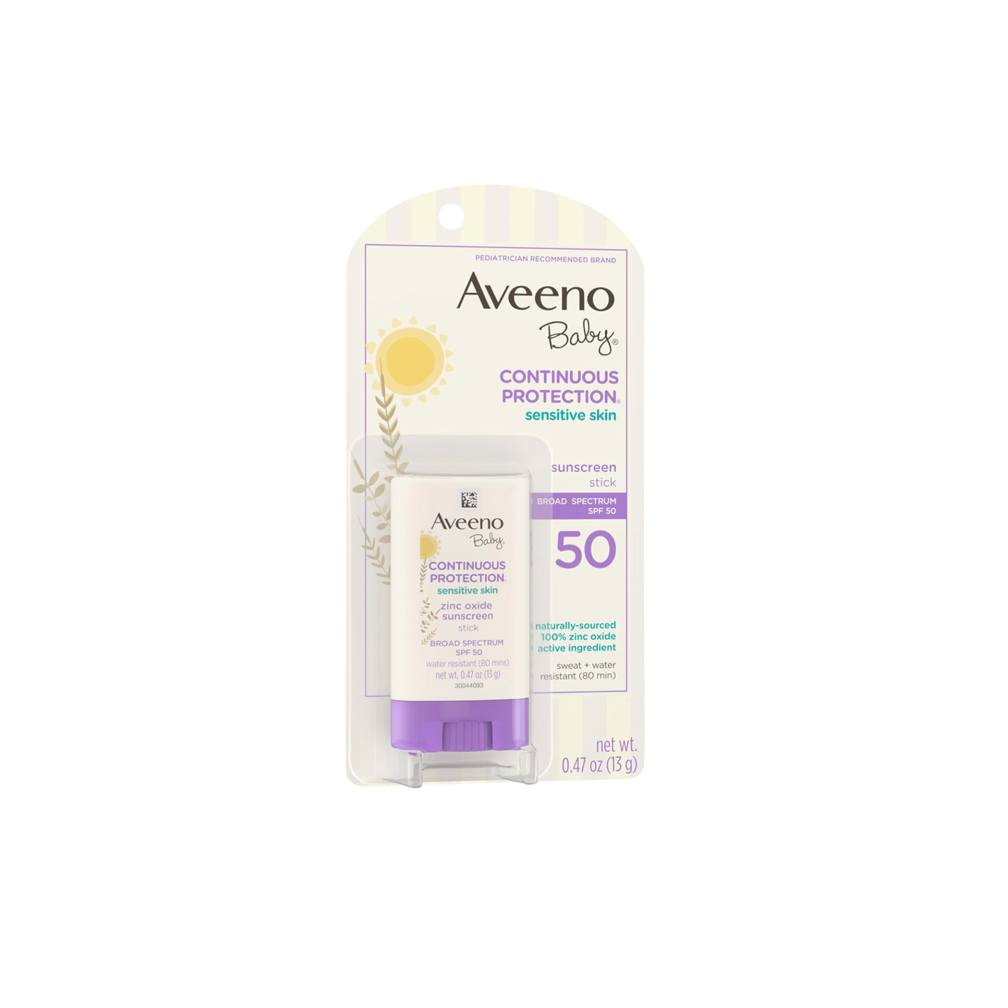Aveeno Baby Aveeno Baby Continuous Protection Mineral Sunscreen Stick for Sensitive Skin with Broad Spectrum SPF 50 Sun Protection Aveeno_Baby_Continuous_Protection_Mineral_Sunscreen_Stick_for_Sensitive_Skin_with_Broad_Spectrum_SPF_50_Protection_for_Face_Body_Naturally_Sourced_100_Zinc_Oxide_Travel_Size_0.47_oz_E_cffeaa62-64ff-4c3e-8abb-ba9ccefa95f3 shop at Exprimi Beauty Kenya. Home of Skin care, Body care, Make-up, Fragrance & Beauty.