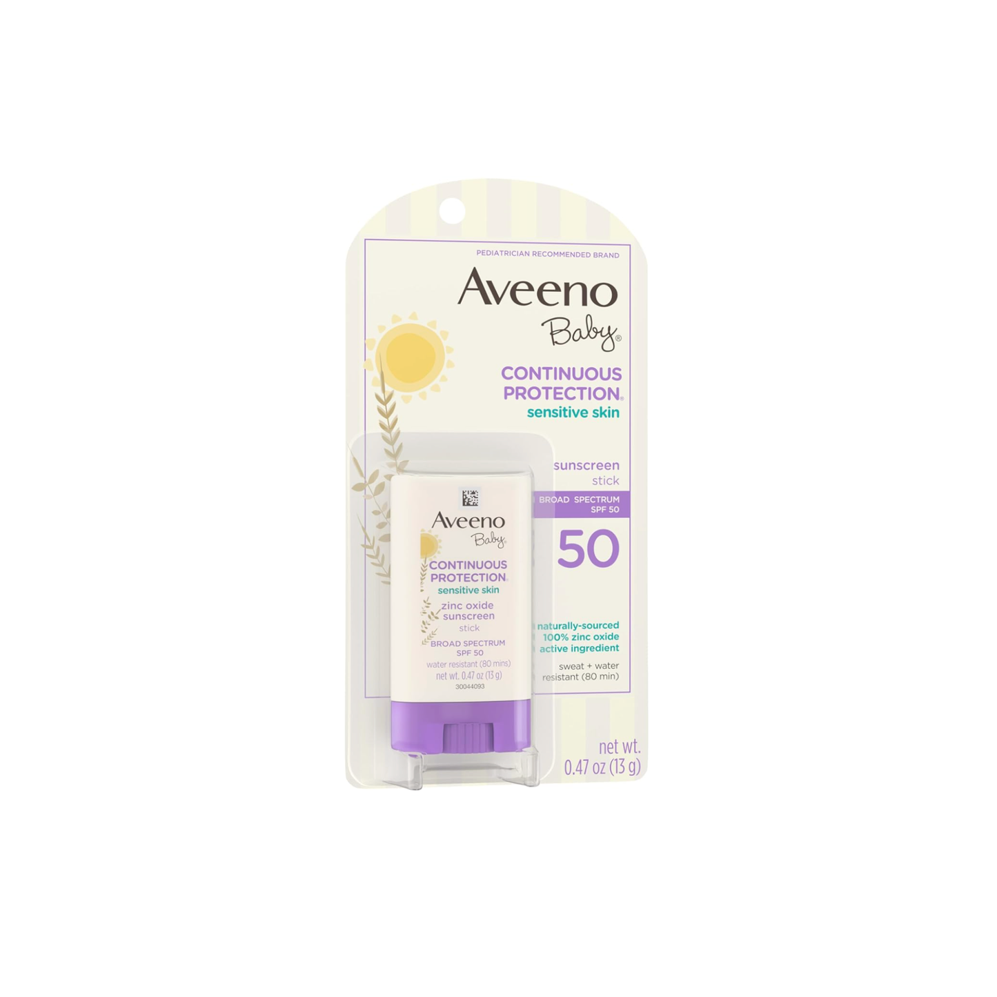 Aveeno Baby Aveeno Baby Continuous Protection Mineral Sunscreen Stick for Sensitive Skin with Broad Spectrum SPF 50 Sun Protection Aveeno_Baby_Continuous_Protection_Mineral_Sunscreen_Stick_for_Sensitive_Skin_with_Broad_Spectrum_SPF_50_Protection_for_Face_Body_Naturally_Sourced_100_Zinc_Oxide_Travel_Size_0.47_oz_E_d9dca8df-009f-42a9-8fb3-d6b13aa4ec91 shop at Exprimi Beauty Kenya. Home of Skin care, Body care, Make-up, Fragrance & Beauty.