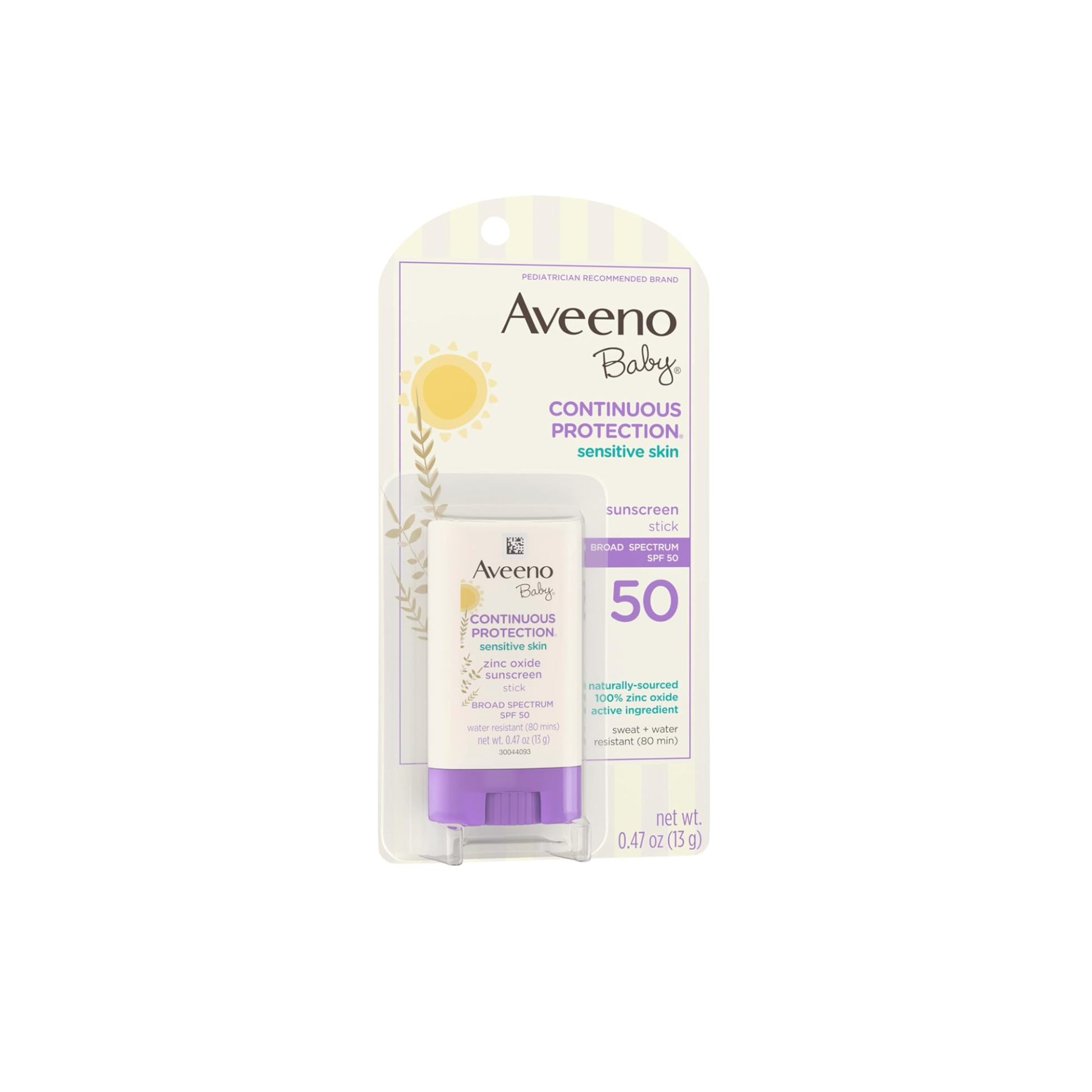 Aveeno Baby Aveeno Baby Continuous Protection Mineral Sunscreen Stick for Sensitive Skin with Broad Spectrum SPF 50 Sun Protection Aveeno_Baby_Continuous_Protection_Mineral_Sunscreen_Stick_for_Sensitive_Skin_with_Broad_Spectrum_SPF_50_Protection_for_Face_Body_Naturally_Sourced_100_Zinc_Oxide_Travel_Size_0.47_oz_E_d9dca8df-009f-42a9-8fb3-d6b13aa4ec91 shop at Exprimi Beauty Kenya. Home of Skin care, Body care, Make-up, Fragrance & Beauty.