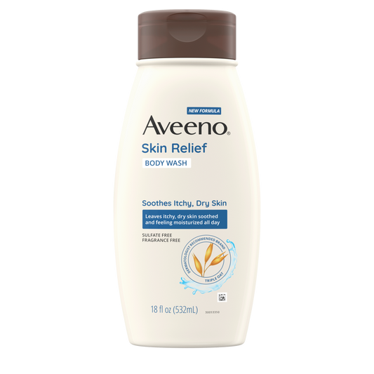 Aveeno Skin Relief Body Wash soothes itchy, dry skin 532 Body wash shop at Exprimi Beauty Kenya. Home of Skin care, Body care, Make-up, Fragrance & Beauty.