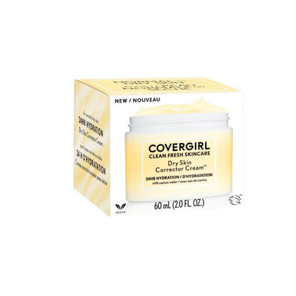 COVERGIRL Clean Fresh Skincare Dry Skin Corrector Cream 60ml Moisturizer COVERGIRL-CleanFreshSkincareDrySkinCorrectorCream60ml-null-Moisturizer-EXprimiSkincareKenya-36163030747461 shop at Exprimi Beauty Kenya. Home of Skin care, Body care, Make-up, Fragrance & Beauty.