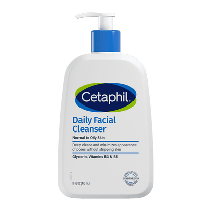Cetaphil Daily Facial Cleanser Normal to Oily skin - gycerin, vitamin B3 & B5 473 Face wash Cetaphil_Daily_Facial_Cleanser_for_Sensitive_Combination_to_Oily_Skin_Gentle_Gel_with_gycerin_vitamin_B3_B5_at_EXprimi_Beauty_Kenya_Deep_cleans_and_minimizes_appearance_f_pores_without_stripping_skin 473 shop at Exprimi Beauty Kenya. Home of Skin care, Body care, Make-up, Fragrance & Beauty.