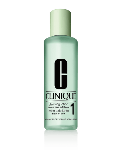 Clinique Clinique Clarifying Lotion 1 - Twice a Day Exfoliator for Dry Skin 400 ml Step 2: Exfoliate shop at Exprimi Beauty Kenya. Home of Skin care, Body care, Make-up, Fragrance & Beauty.