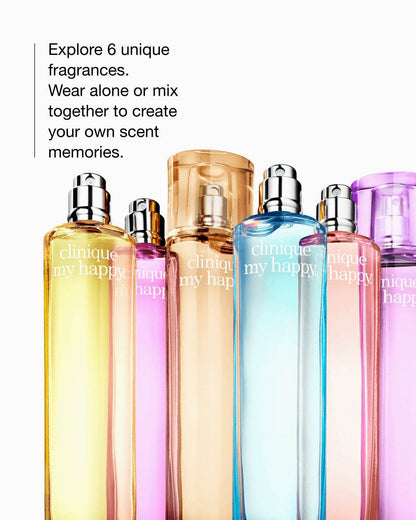 Clinique Clinique My Happy Indigo Mist EDP 15ml Fragrance shop at Exprimi Beauty Kenya. Home of Skin care, Body care, Make-up, Fragrance & Beauty.