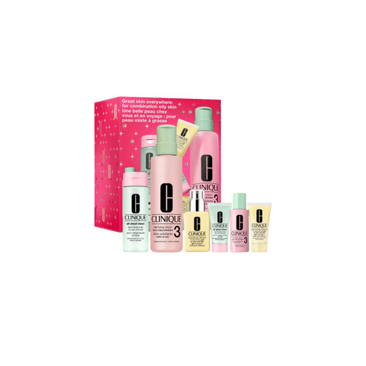 Clinique Clinique Great Skin Everywhere Set Combination Oily Skin Formula Dry Combination Skin Clinique_Great_Skin_Everywhere_Set_-_Combination_Oily_Skin_Formula_Exprimi_Beauty shop at Exprimi Beauty Kenya. Home of Skin care, Body care, Make-up, Fragrance & Beauty.