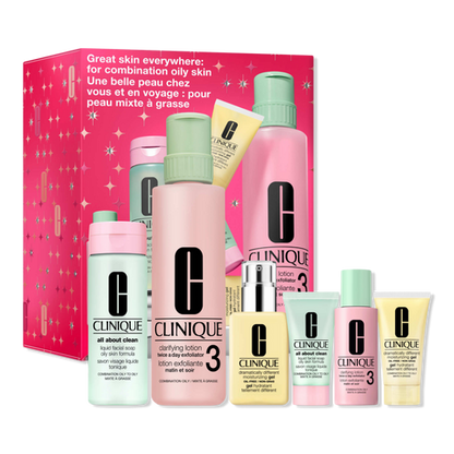 Clinique Clinique Great Skin Everywhere Set Combination Oily Skin Formula Dry Combination Skin Clinique_Great_Skin_Everywhere_Set_For_Oily_Skin_Formula shop at Exprimi Beauty Kenya. Home of Skin care, Body care, Make-up, Fragrance & Beauty.