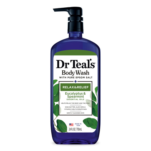 Dr Teal's Body Wash Relax and Relief with Eucalyptus Spearmint, 710ml