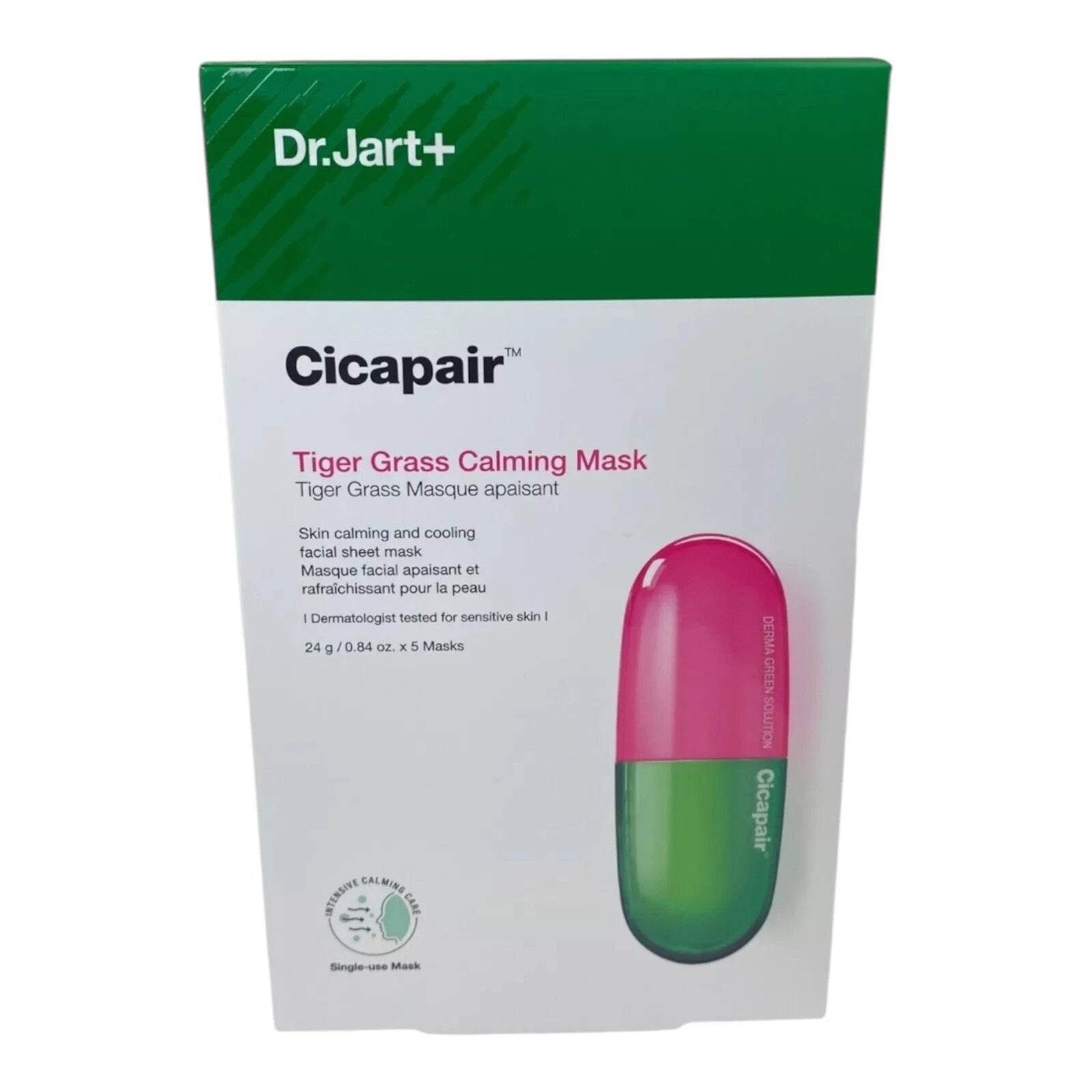 Dr.Jart+ Dr.Jart+ Cicapair Tiger Grass Calming Mask 24g Face book shop at Exprimi Beauty Kenya. Home of Skin care, Body care, Make-up, Fragrance & Beauty.