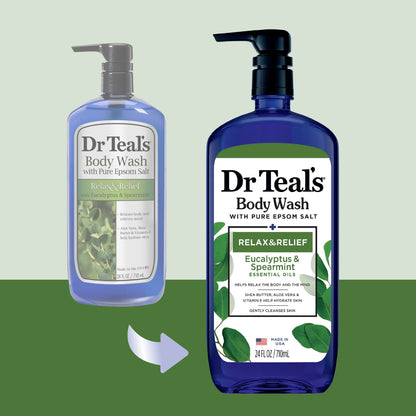Dr. Teal's Body Wash Relax and Relief with Eucalyptus Spearmint body wash Dr.Teals-DrTealsBodyWashRelaxandReliefwithEucalyptusSpearmint-Dr.TealsDrTealsBodyWashRelaxandReliefwithEucalyptusSpearmintEXprimiSkincareKenya-bodywash-EXprimiSkincareKenya-8110680115902 shop at Exprimi Beauty Kenya. Home of Skin care, Body care, Make-up, Fragrance & Beauty.