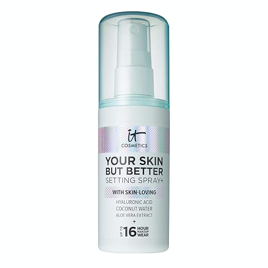 Exprimi Beauty Kenya  IT Cosmetics Your Skin But Better Makeup Setting Spray - Protects Makeup, Controls Shine, Provides Hydration - 16-Hour Hold - With Hyaluronic Acid, Coconut Water & Aloe Vera 30ml