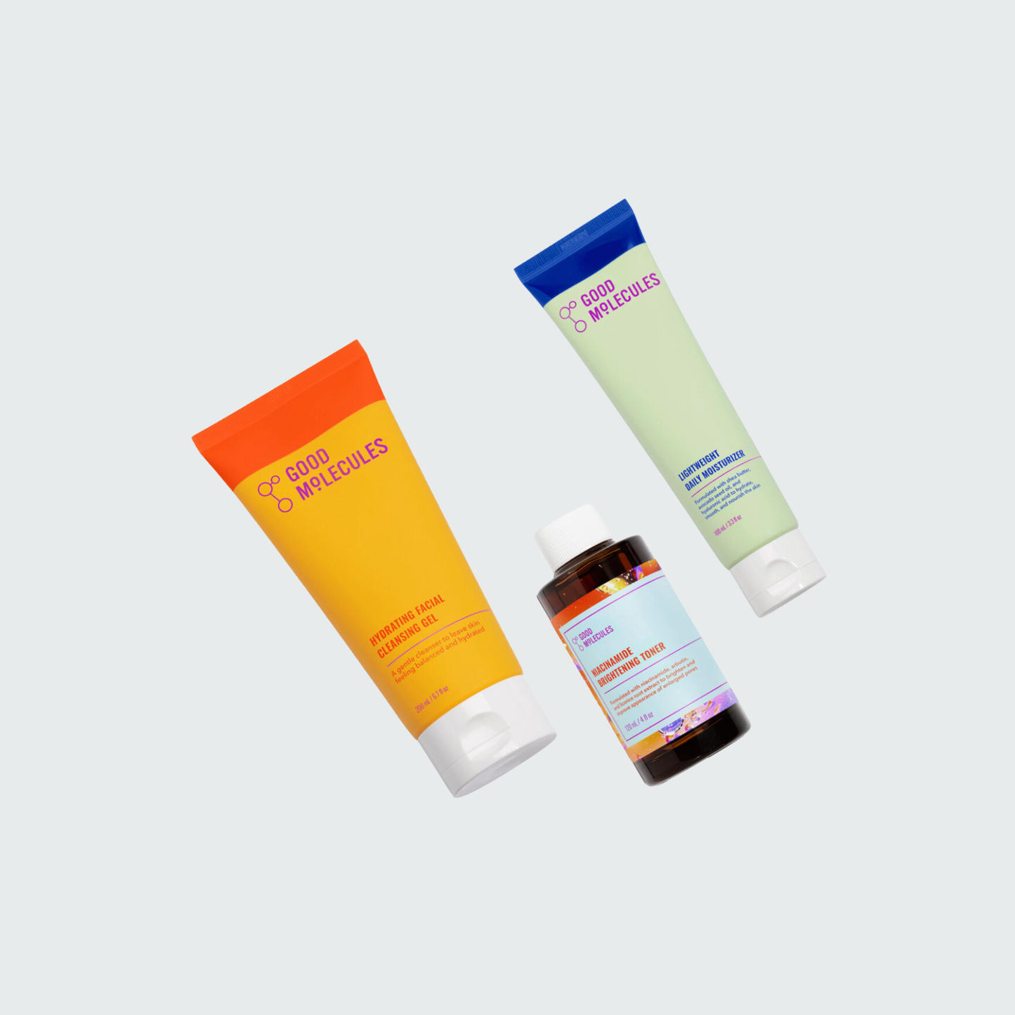 Good Molecules Cleanse, Tone & Moisturize Skincare set GoodMoleculesCleanse_Tone_MoisturizeSetEXprimiBeautyKenya shop at Exprimi Beauty Kenya. Home of Skin care, Body care, Make-up, Fragrance & Beauty.