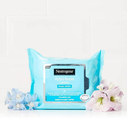 Neutrogena HydroBoost Facial Cleansing & Makeup Remover Wipes with Hyaluronic Acid, (25 count.) Beauty HydroBoost-Facial-Cleansing-Makeup-Remover-Wipes-with-Hyaluronic-Acid-25-count-EXprimi-Skincare-Kenya-7633 shop at Exprimi Beauty Kenya. Home of Skin care, Body care, Make-up, Fragrance & Beauty.