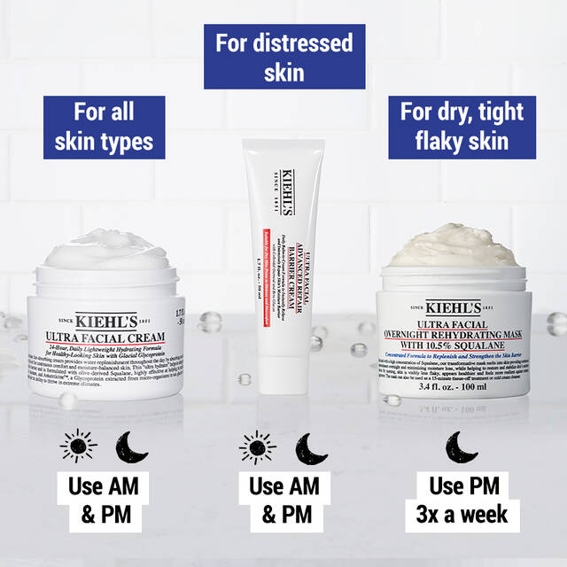 Kiehl's Since 1851 Ultra Facial Advanced Repair Barrier Cream Moisturizers KU-10394-110322-uf-barrier-cream-alt-images-940x940_v4KU-10394-110322-uf-barrier-cream-routine-940x940 shop at Exprimi Beauty Kenya. Home of Skin care, Body care, Make-up, Fragrance & Beauty.