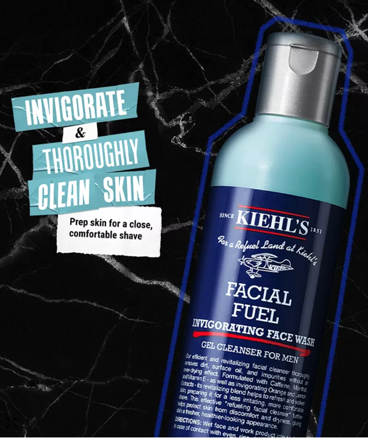 Kiehl's Since 1851 Facial Fuel Face Wash, Refreshing + Invigorating Men's Gel Cleanser Kiehl_s_-_refreshing_Facial_Fuel_Energizing_face_wash_for_men shop at Exprimi Beauty Kenya. Home of Skin care, Body care, Make-up, Fragrance & Beauty.