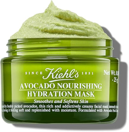 Kiehl's Since 1851 Avocado Nourishing Hydration Mask, Rich & Creamy Face Mask, Hydrates & Soothes Skin, with Evening Primrose Oil, Maintains Facial Elasticity, Helps Reduce Dryness, Paraben-free - 0.88 fl oz mask 71PVykutTnL._AC_SX522 shop at Exprimi Beauty Kenya. Home of Skin care, Body care, Make-up, Fragrance & Beauty.
