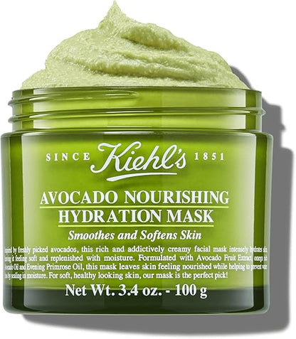 Kiehl's Since 1851 Avocado Nourishing Hydration Mask, Rich & Creamy Face Mask, Hydrates & Soothes Skin, with Evening Primrose Oil, Maintains Facial Elasticity, Helps Reduce Dryness, Paraben-free - 0.88 fl oz mask 71NuiPlUXZL._AC_SX522 shop at Exprimi Beauty Kenya. Home of Skin care, Body care, Make-up, Fragrance & Beauty.