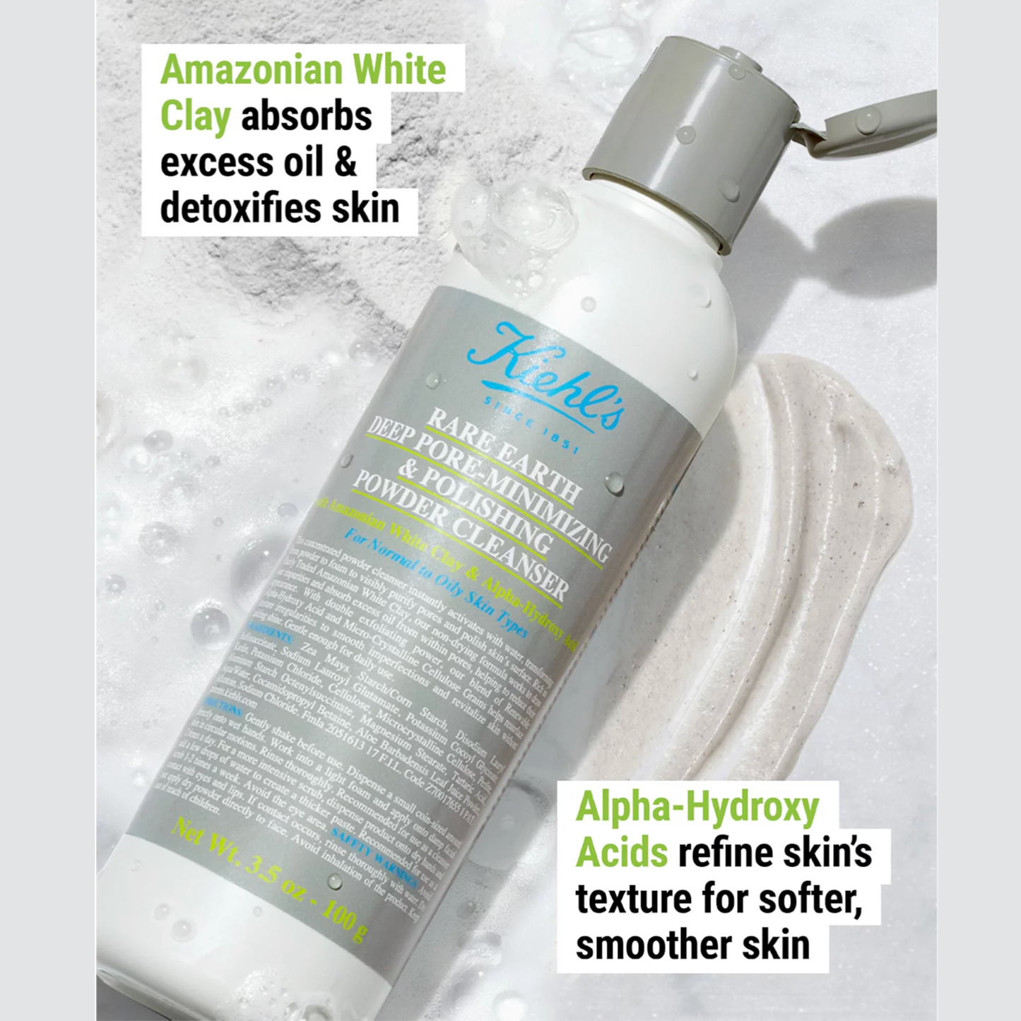 Kiehl's Since 1851 Rare Earth Deep Pore-Minimizing Polishing Powder Cleanser | Kiehl’s Powder Cleanser Kiehl_s_Since_1851_Rare_Earth_Deep_Pore-Minimizing_Polishing_Powder_Cleanser_Kiehl_s_EXprimi_Beauty_Kenya_1 shop at Exprimi Beauty Kenya. Home of Skin care, Body care, Make-up, Fragrance & Beauty.