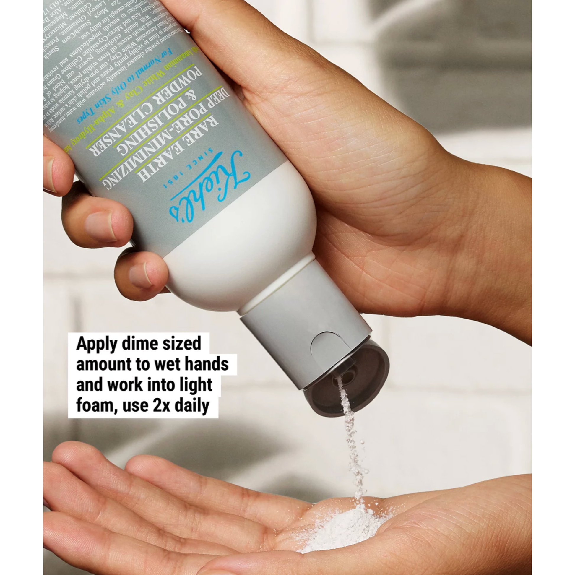 Kiehl's Since 1851 Rare Earth Deep Pore-Minimizing Polishing Powder Cleanser | Kiehl’s Powder Cleanser Kiehl_s_Since_1851_Rare_Earth_Deep_Pore-Minimizing_Polishing_Powder_Cleanser_Kiehl_s_EXprimi_Beauty_Kenya_2 shop at Exprimi Beauty Kenya. Home of Skin care, Body care, Make-up, Fragrance & Beauty.